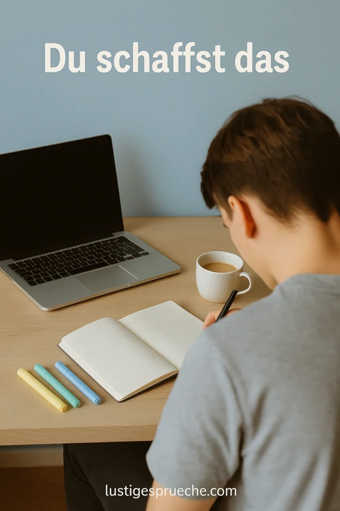Sprüche Du schaffst das