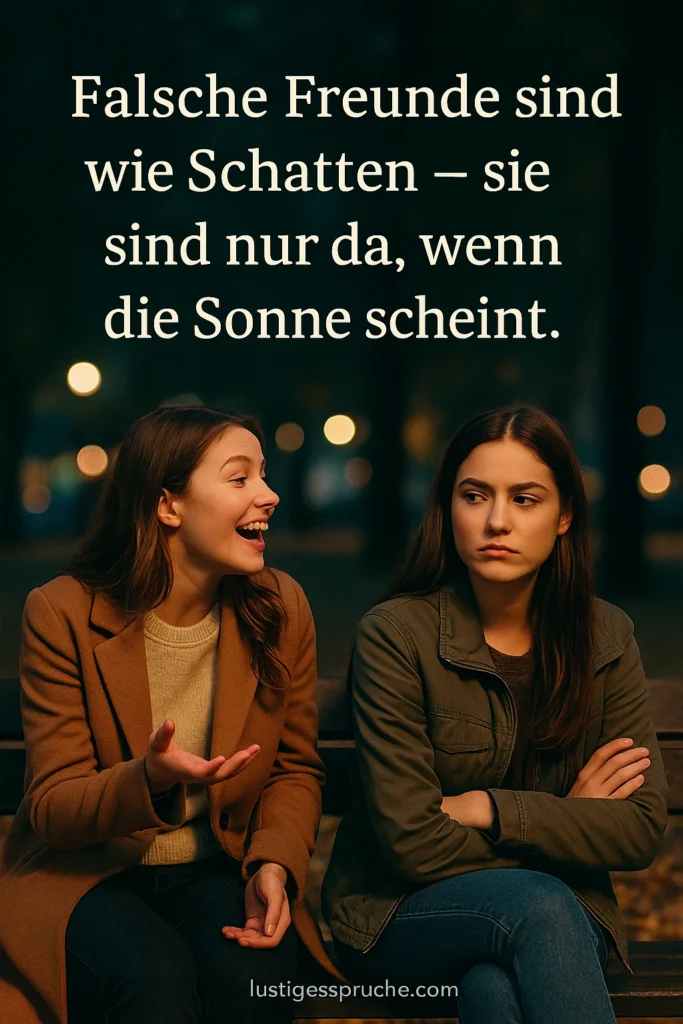 Sprüche für falsche Menschen