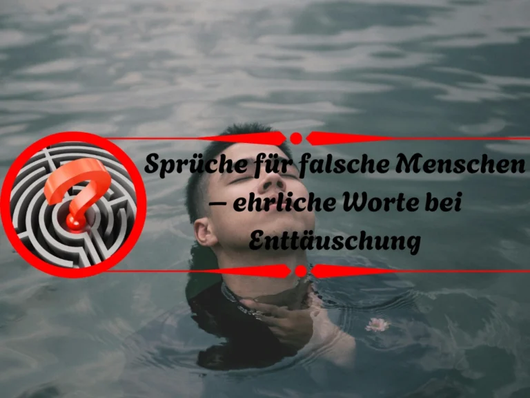 Sprüche für falsche Menschen – ehrliche Worte bei Enttäuschung Sprüche für falsche Menschen