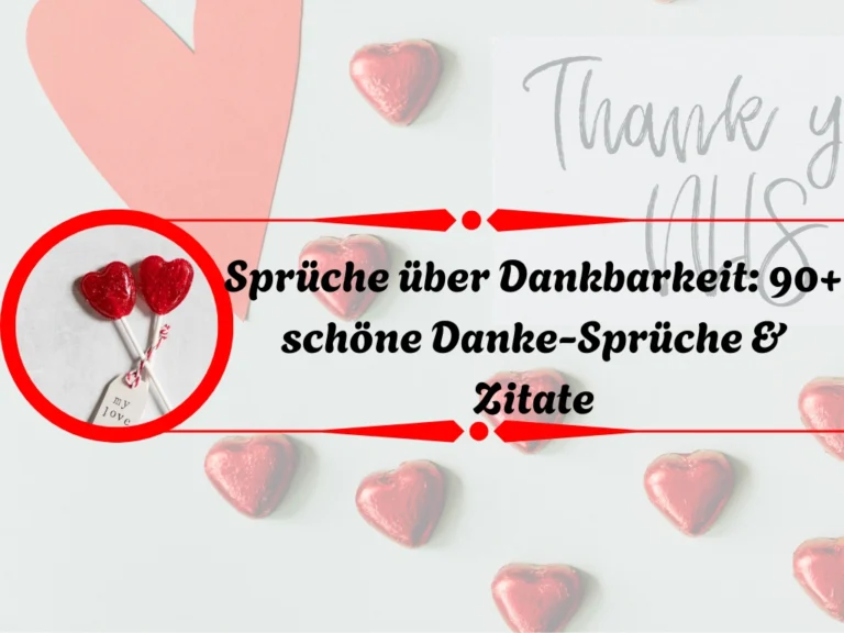 Sprüche über Dankbarkeit