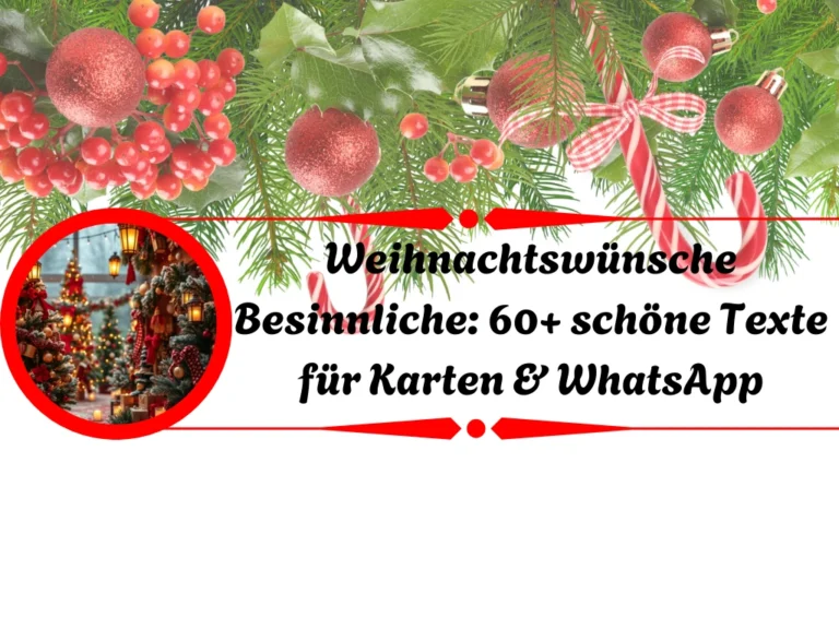 Weihnachtswünsche Besinnliche