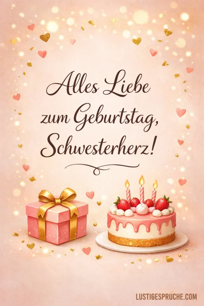 Geburtstagssprüche für die Schwester