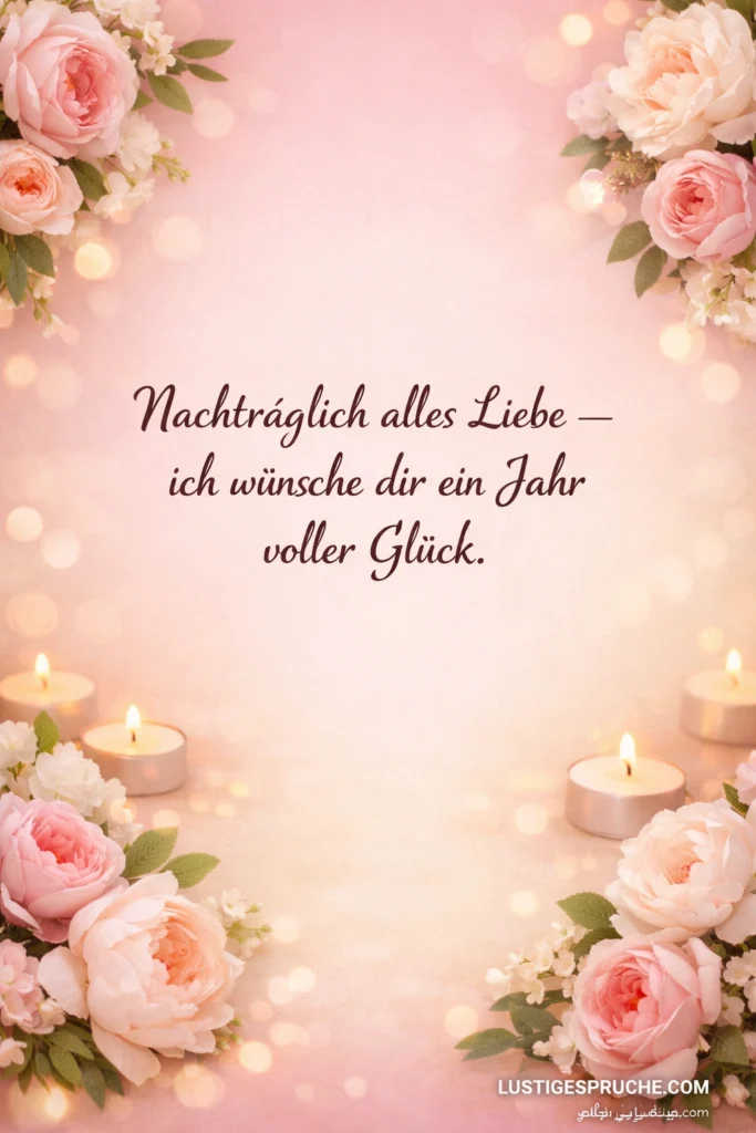 Nachträgliche Geburtstagswünsche