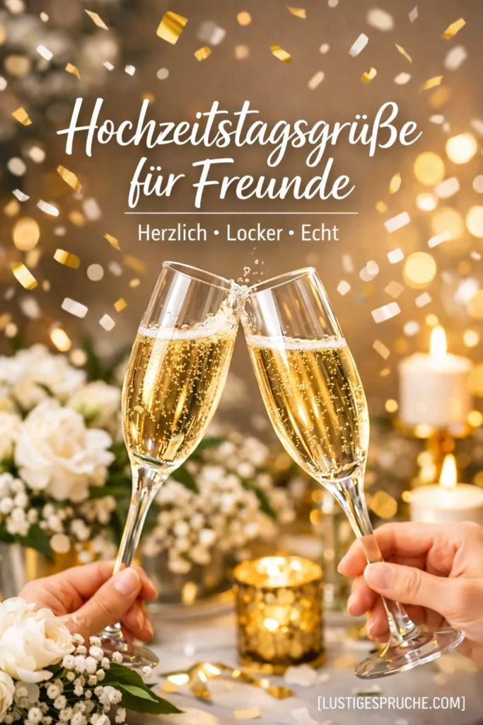 Glückwünsche zum Hochzeitstag