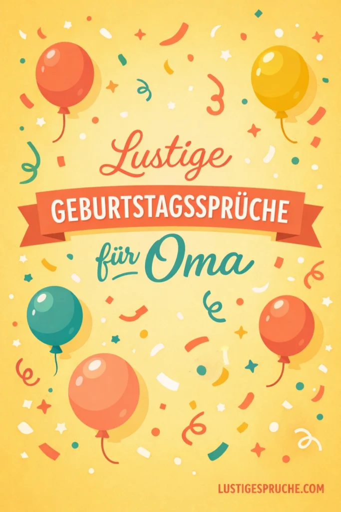 Geburtstagssprüche für Oma