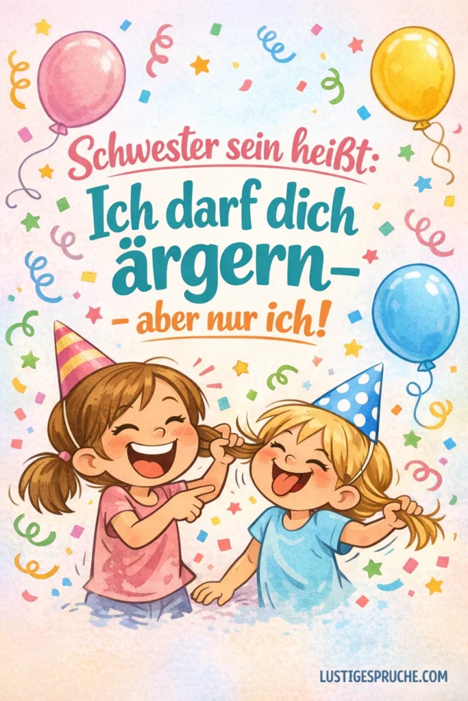 Geburtstagssprüche für die Schwester