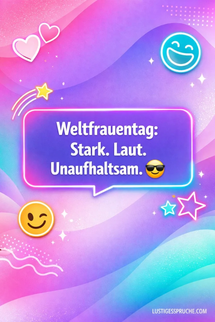 Lustige Sprüche zum Weltfrauentag