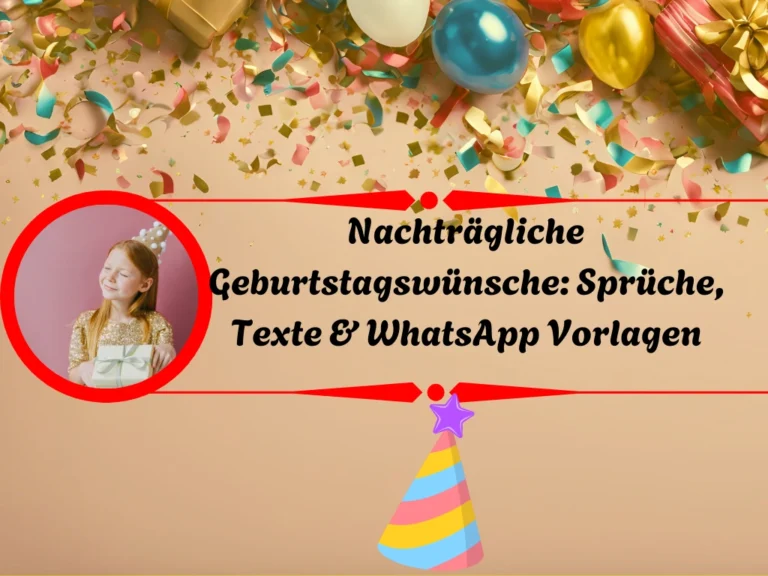 Nachträgliche Geburtstagswünsche