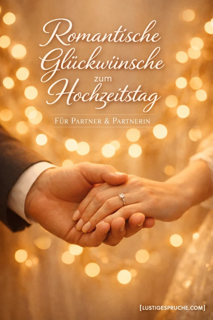 Glückwünsche zum Hochzeitstag