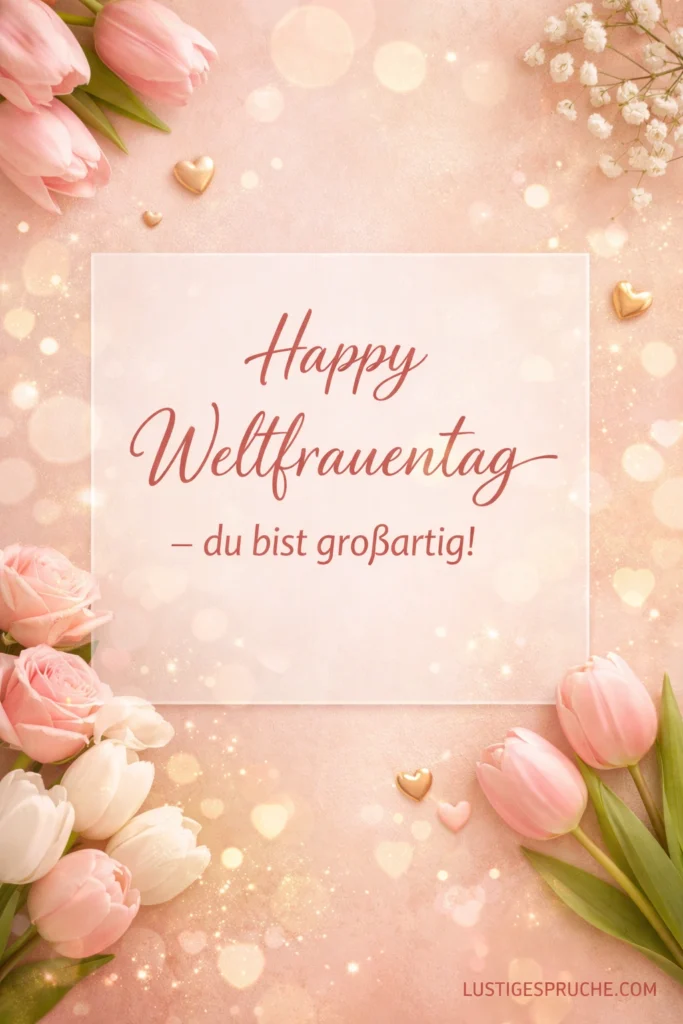 Sprüche für Weltfrauentag