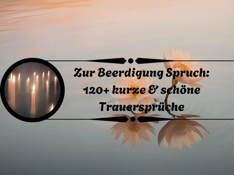 zur beerdigung spruch
