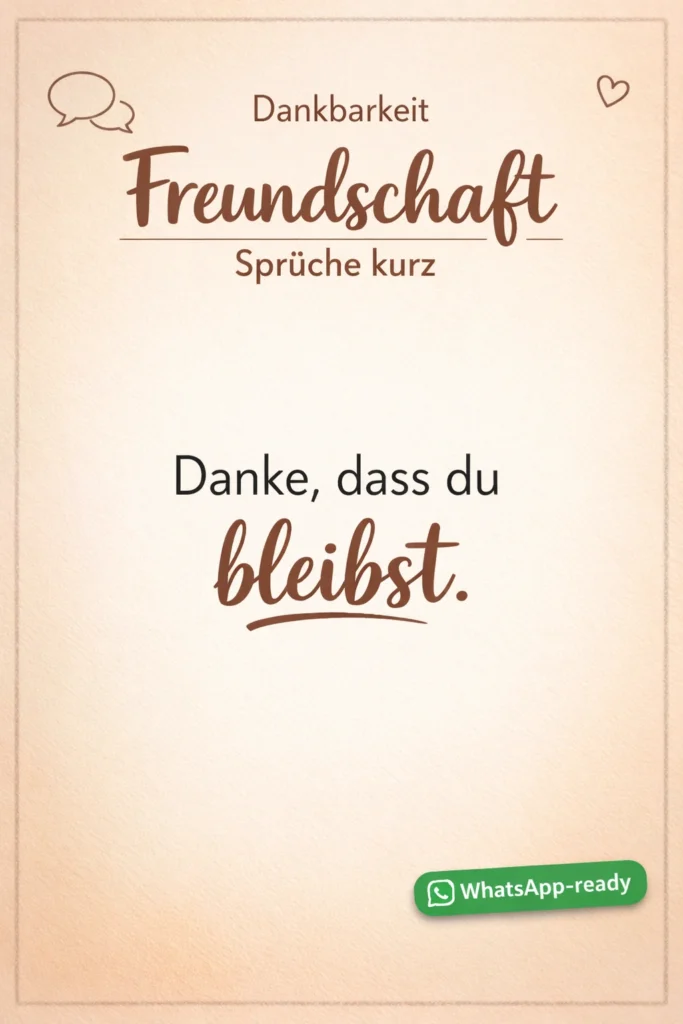 Dankbarkeit Freundschaft Sprüche