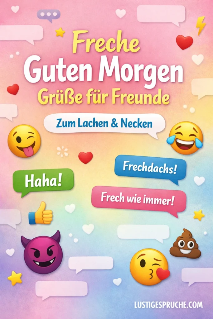 Lustig freche Guten Morgen Grüße