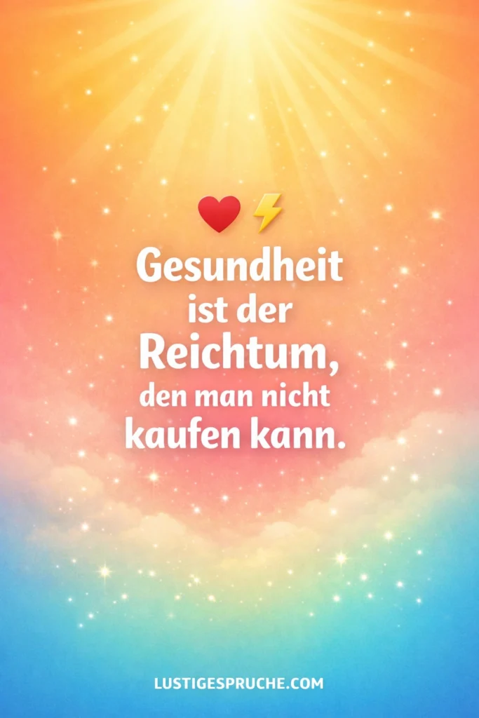 Gesund Sprüche