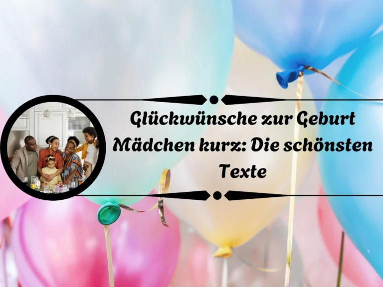 Kurze Glückwünsche zur Geburt Mädchen