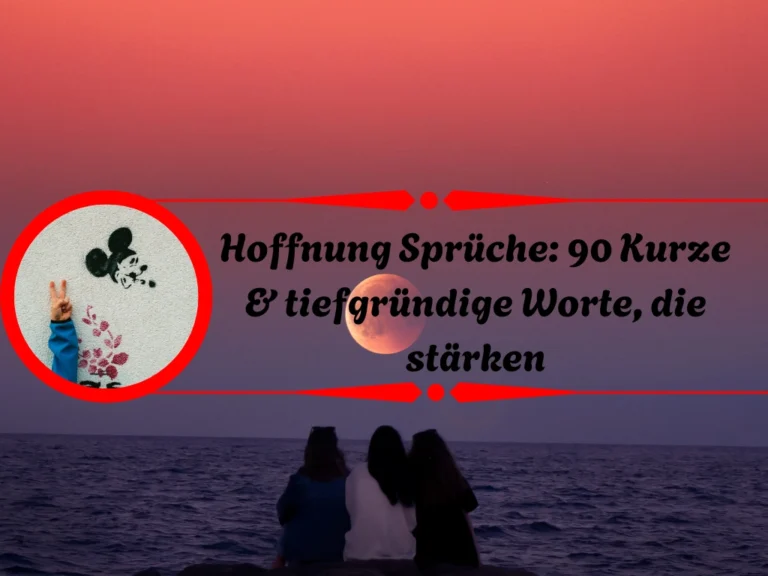 Hoffnung Sprüche: 90 Kurze & tiefgründige Worte, die stärken Hoffnung Sprüche