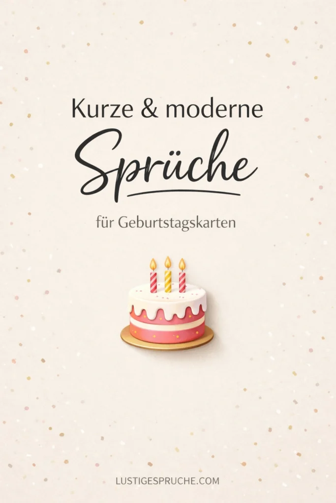 Geburtstagskarten mit Sprüchen