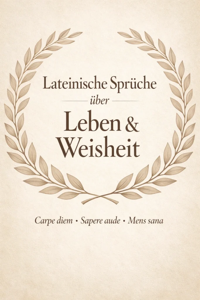 Lateinische Sprüche