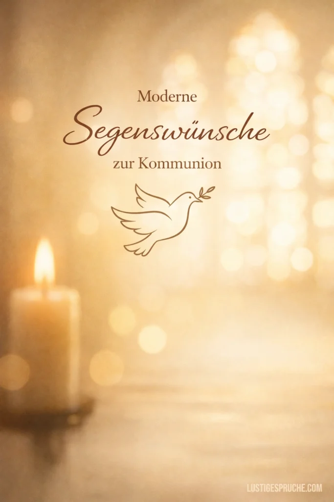 Moderne Glückwünsche zur Kommunion