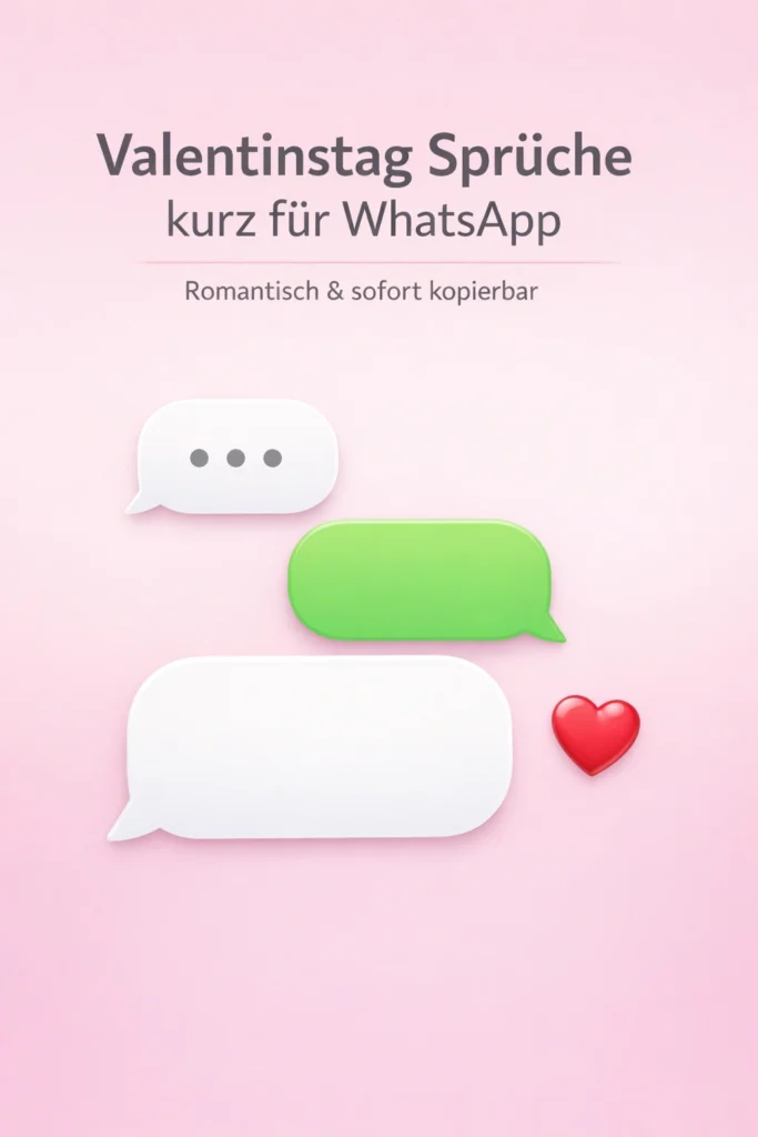 Valentinstag Sprüche kurz