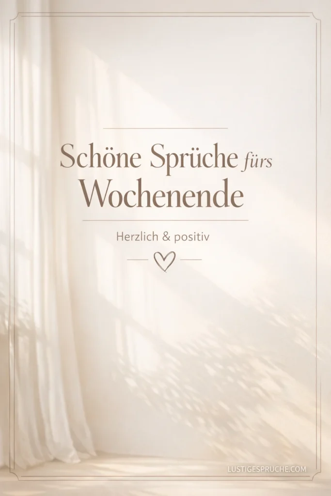 Wochenende Sprüche