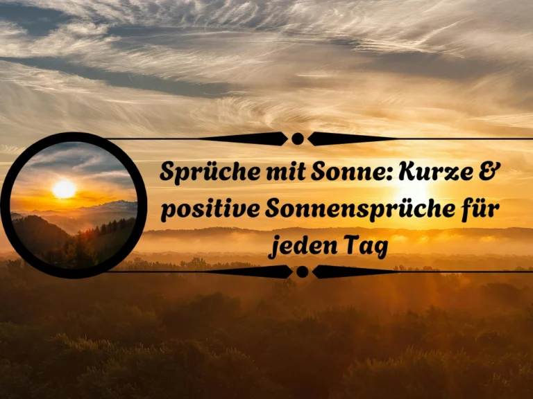 Sprüche mit Sonne