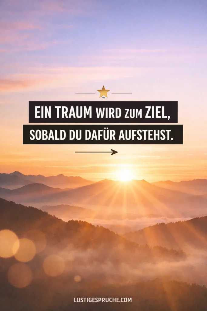Sprüche über das Träumen Motivation Zitate über Ziele und Erfolg im Pinterest Design