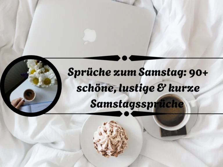 Sprüche zum Samstag