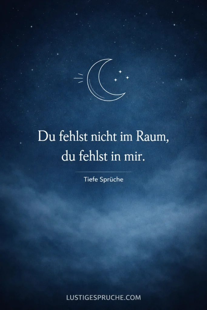 Spruch zum Vermissen