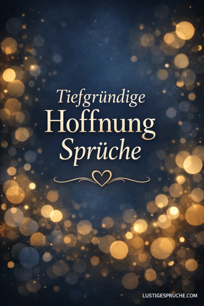Hoffnung Sprüche