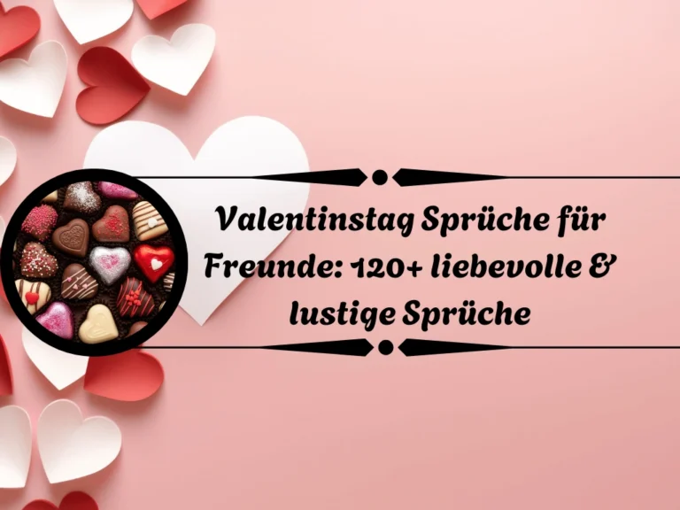 Valentinstag Sprüche für Freunde