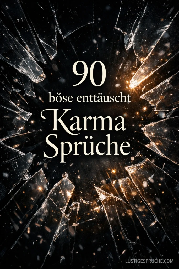 Böse enttäuscht Karma Sprüche