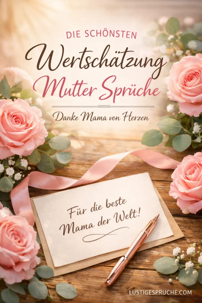 Wertschätzung Mutter Sprüche