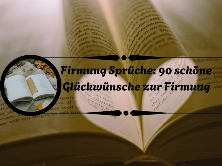 Firmung Sprüche