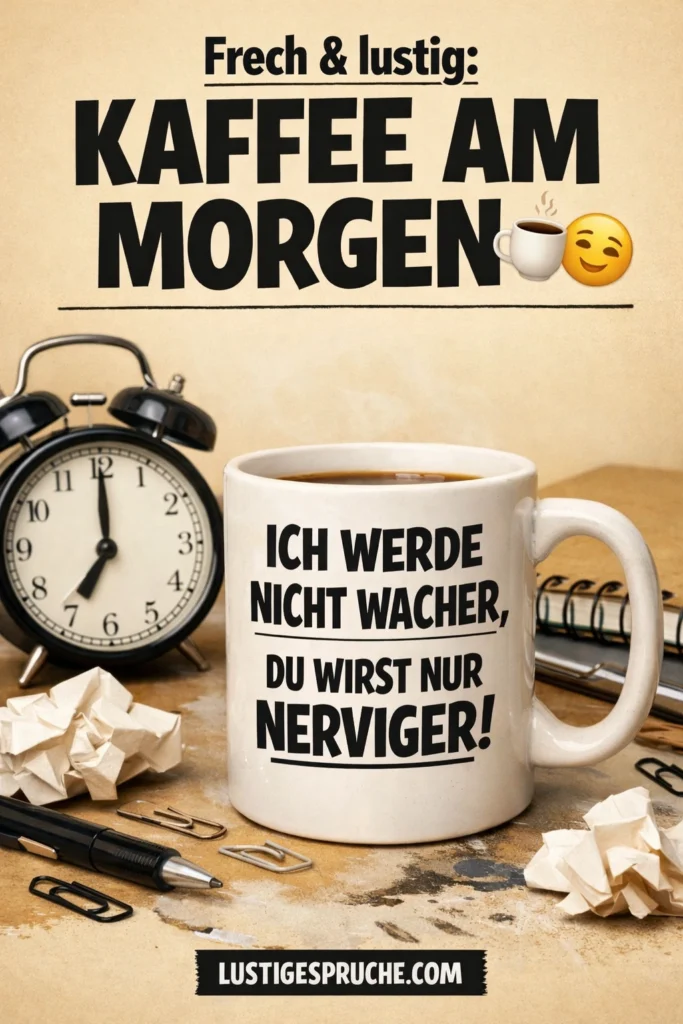 Lustig Guten Morgen Kaffee Witzig