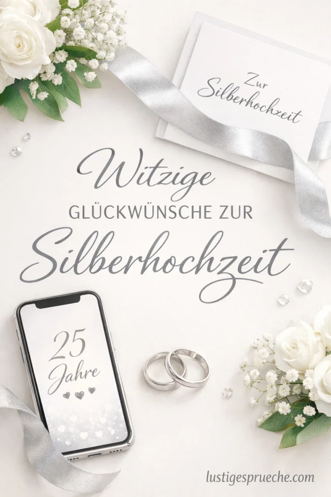 Kurze Sprüche Silberhochzeit lustig