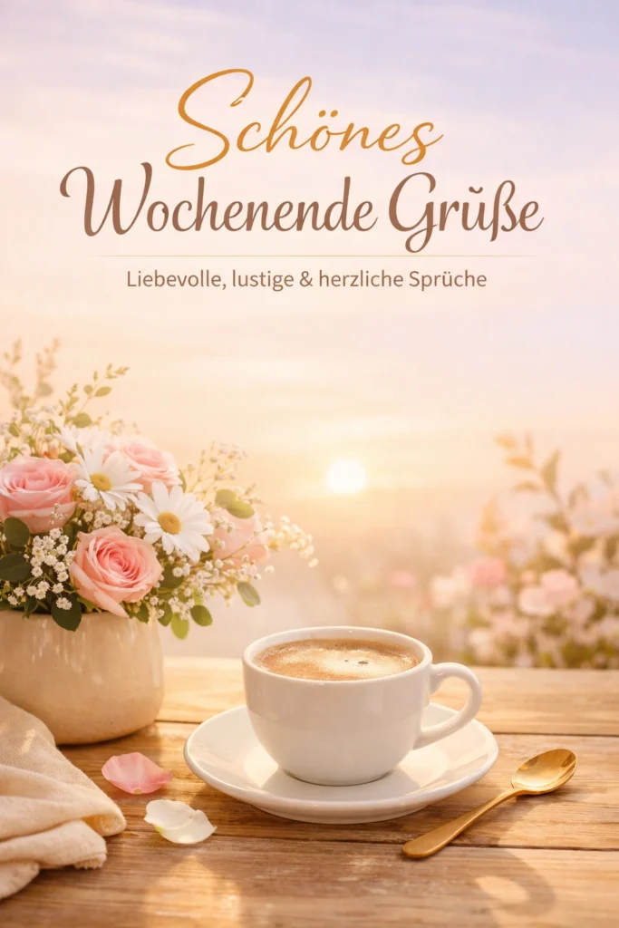 Schönes Wochenende Grüße