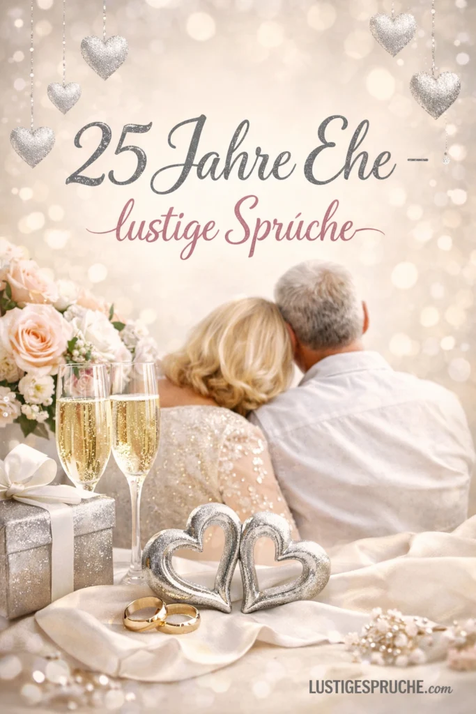 Kurze Sprüche Silberhochzeit lustig