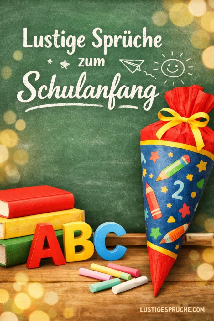 Lustige Sprüche zum Schulanfang