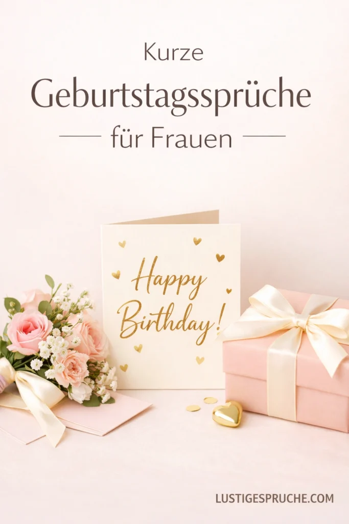 Sinnvolle Geburtstagssprüche für Frauen