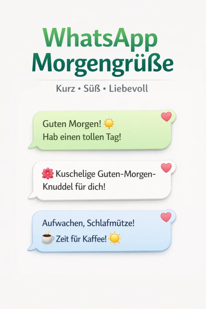 Liebe Guten Morgen Grüße