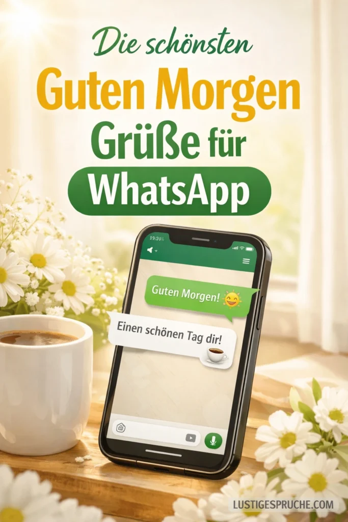 Guten Morgen Grüße für WhatsApp
