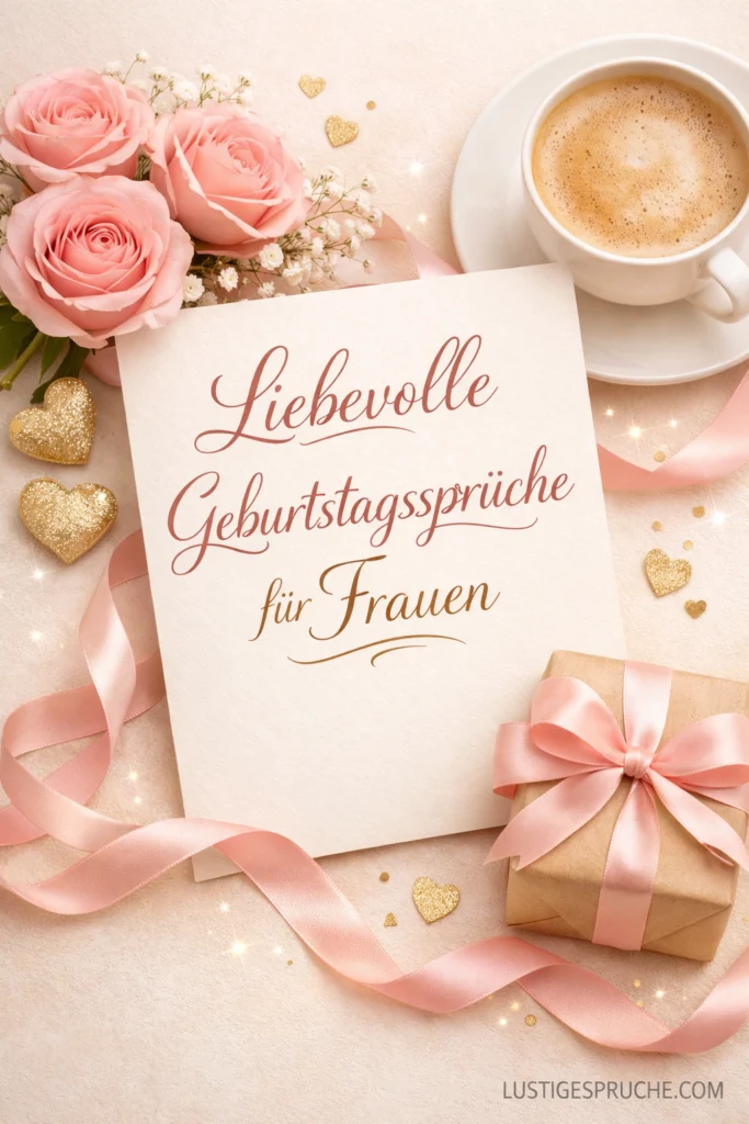 Sinnvolle Geburtstagssprüche für Frauen