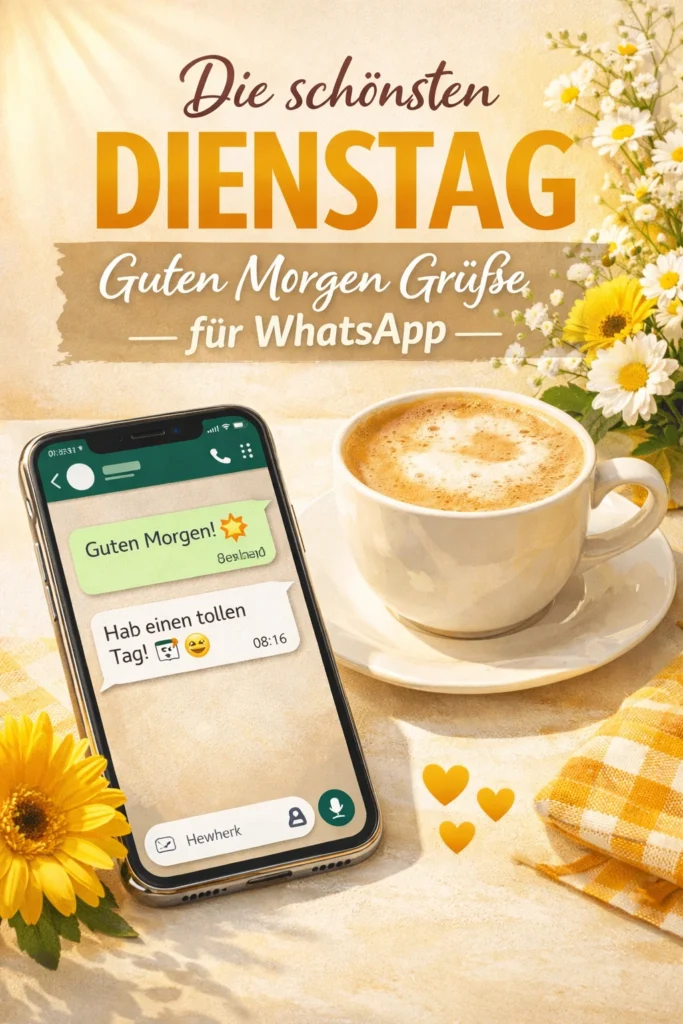 Dienstag Guten Morgen Grüße