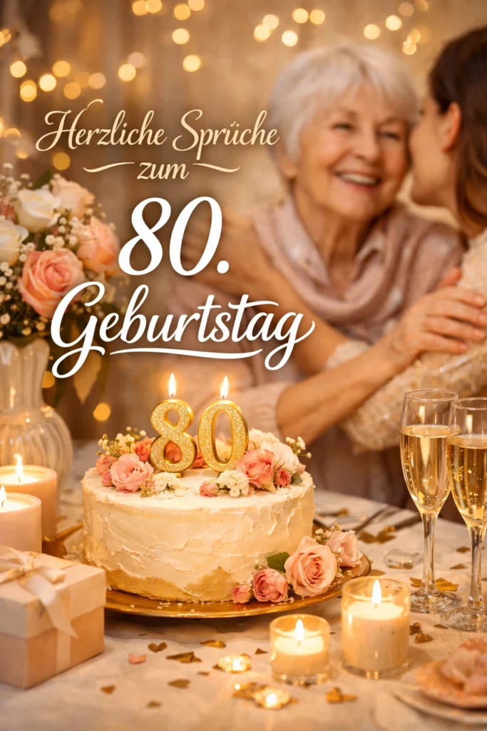 Schön Sprüche zum 80 Geburtstag