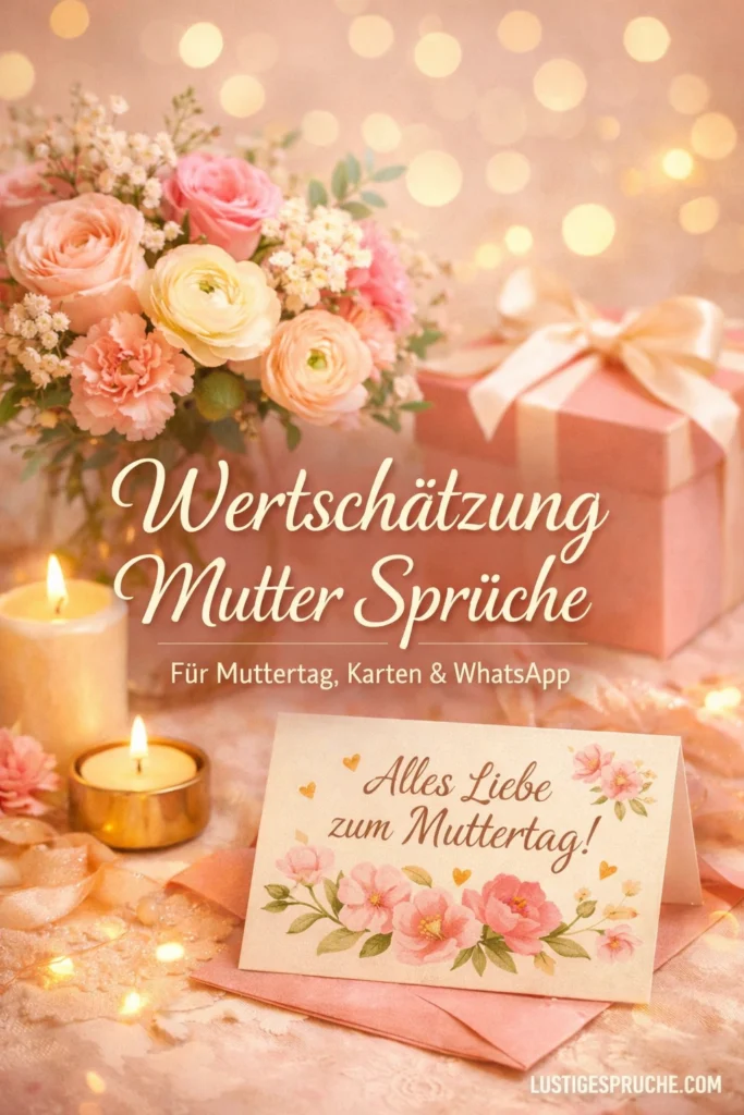 Wertschätzung Mutter Sprüche