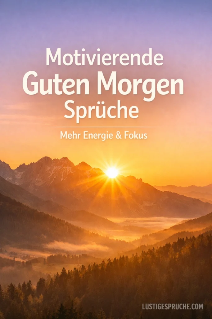 Sinnvolle Guten Morgen Sprüche