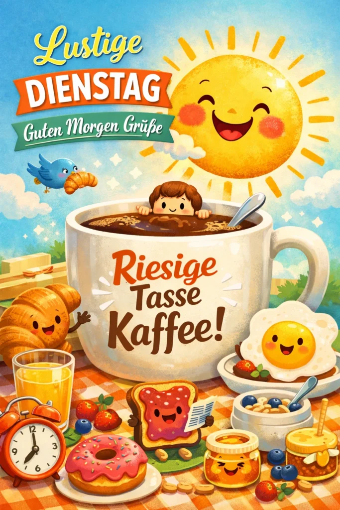 Dienstag Guten Morgen Grüße