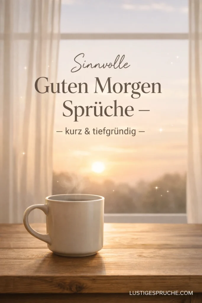 Sinnvolle Guten Morgen Sprüche