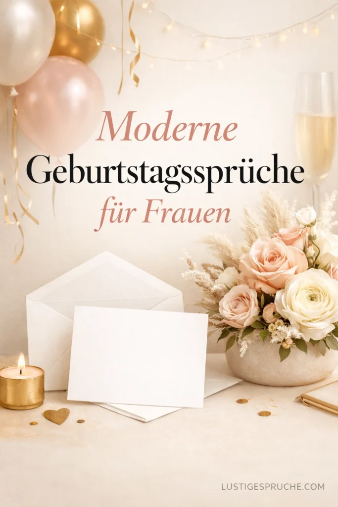 Liebevolle Geburtstagssprüche für Frauen kurz